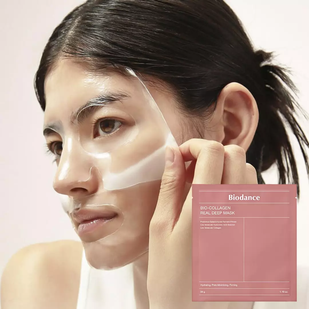 Ночная гидрогелевая маска с коллагеном для эластичности кожи Biodance Bio-Collagen Real Deep Mask